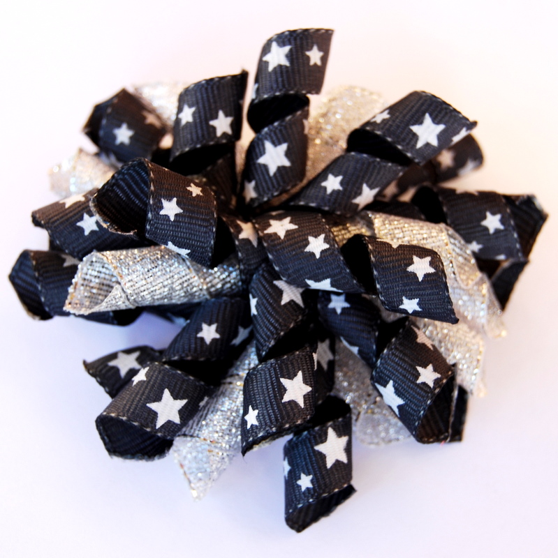 Charcoal and silver with stars 'Princess Korker'-