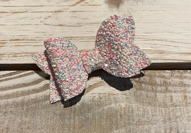 Enchanted Sprinkles Small Glitter Bow-