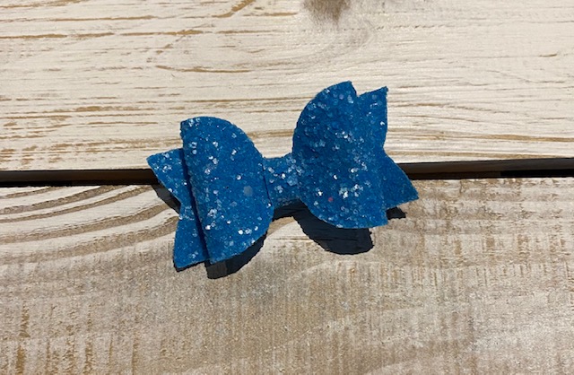 Blue Waters Small Glitter Bow-
